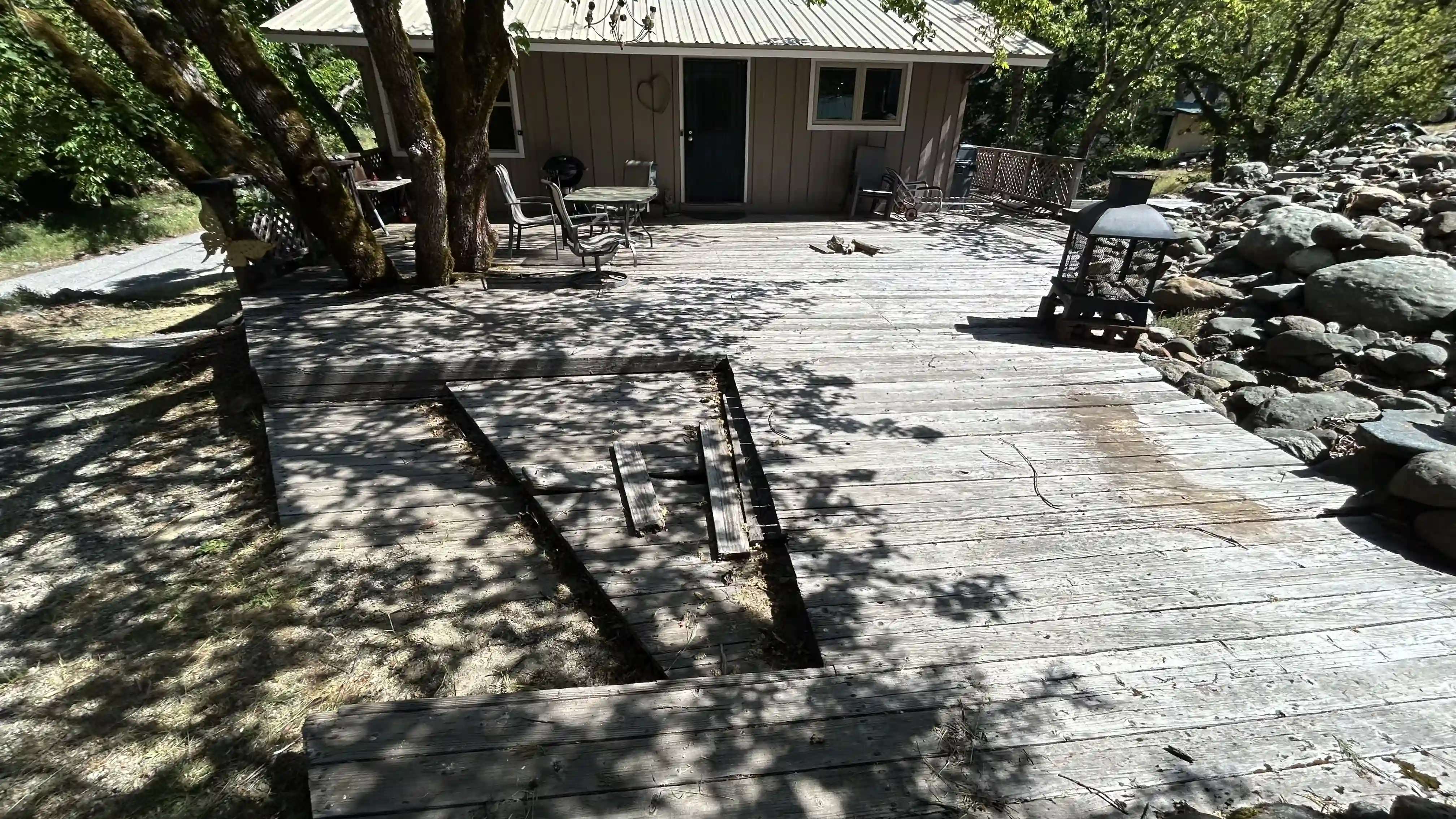 Deck 3.1 before.